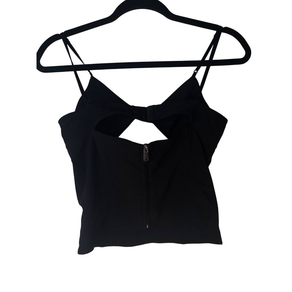 2/$30 ZARA Small Black Sleeveless Top Polyester & Elastane - Picture 4 of 13